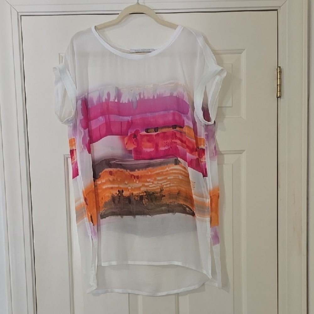 Beate Heymann Street Couture Sheer Top size 10